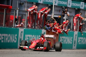 Sebastian Vettel, 2015 Malaysian GP Winner, Ferrari