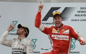 Ferrari's German driver Sebastian Vettel