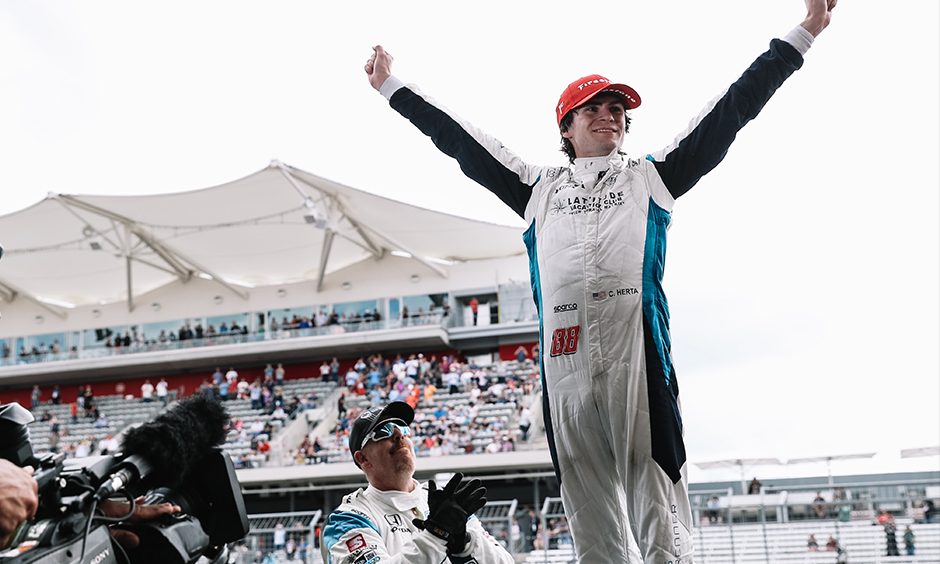 Colton Herta winning his third ever IndyCar race at the Circuit of the Americas, at just 19 years old.